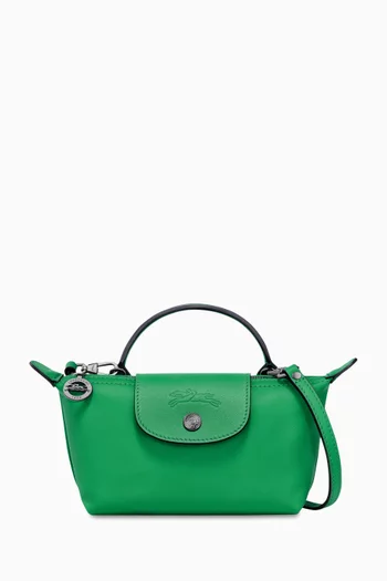 Mini Le Pliage Xtra Handbag in Leather