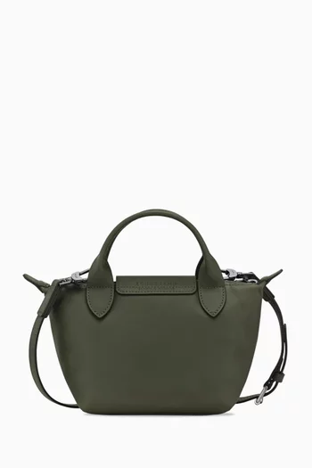 Mini Le Pliage Xtra Handbag in Leather