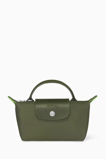 Mini Le Pliage Clutch in Recycled Canvas