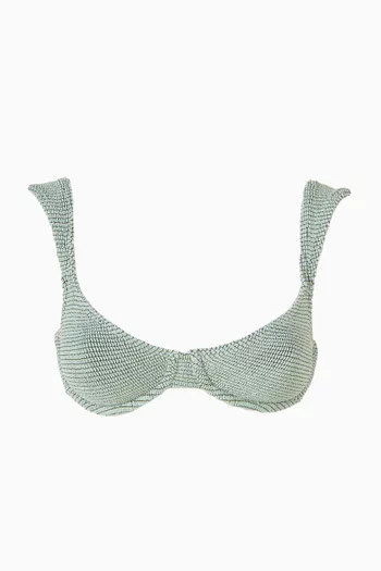 Georgia Balconette Bikini Top in Authentic Crinkle™ Fabric