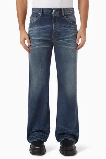 Broadway Wide-leg Jeans in Denim