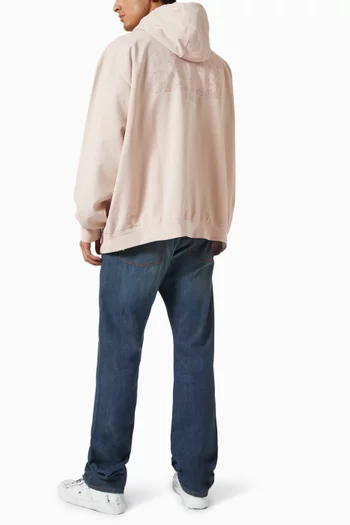 Embroidered Logo Hoodie in Cotton
