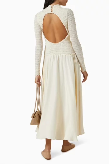 Feja Smocked Maxi Dress