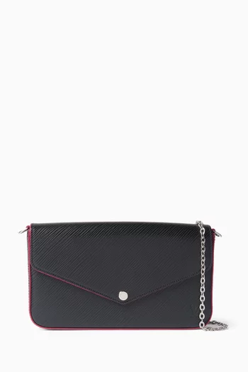 Félicie Pochette Flap Pouch in Epi Leather