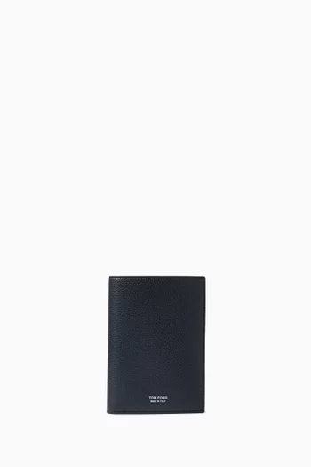Logo Bi-fold Wallet in Leather