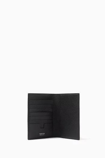 Logo-embossed Bifold Wallet in Leather