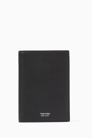 Logo-embossed Bifold Wallet in Leather