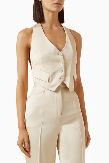 فيست بحمالة حول الرقبة حرير وصوف