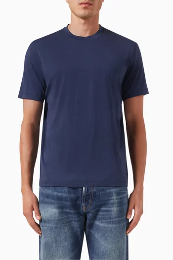 Crew T-shirt in Lyocell & Cotton