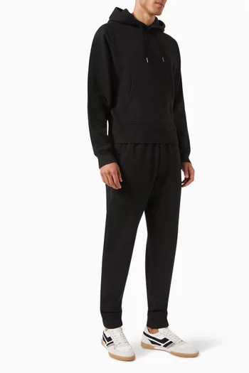 تي شيرت بغطاء رأس مصبوغ قطن