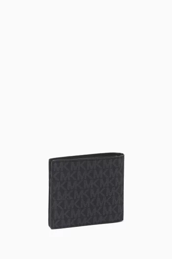 Hudson Signature Logo Billfold Wallet in Canvas