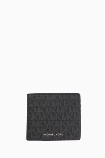 Hudson Signature Logo Billfold Wallet in Canvas