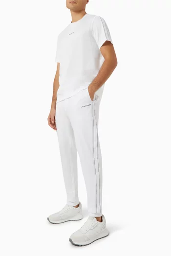Logo Tape Sweatpants in Cotton-blend