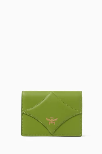 Diamond Snap Wallet in Spanish Calf Leather