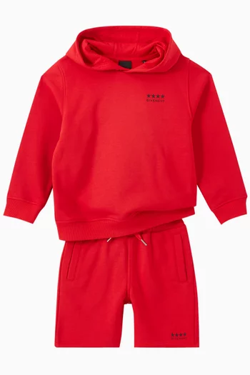 4G Print Hoodie in Cotton-blend