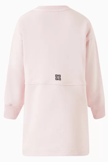 Sweatshirt Dress in Cotton Fleece