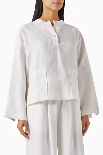 بلوزة كليا كتان