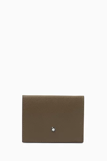 Sartorial Trio Card Holder 4cc in Leather
