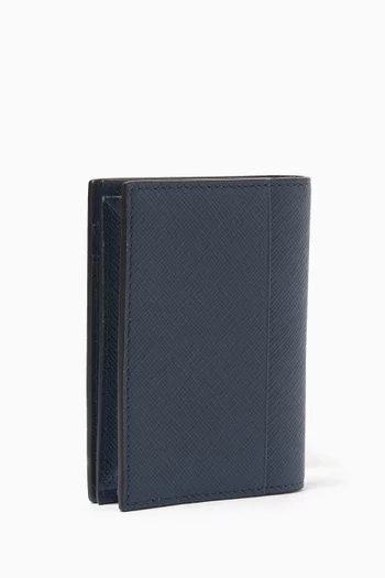 Sartorial Card Holder 4cc in Leather