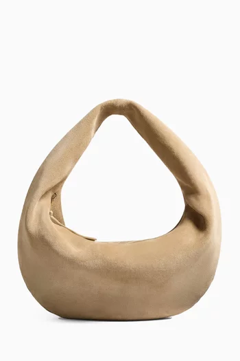 Medium Olivia Hobo Bag in Suede