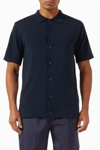 Knitted Shirt in Organic Cotton