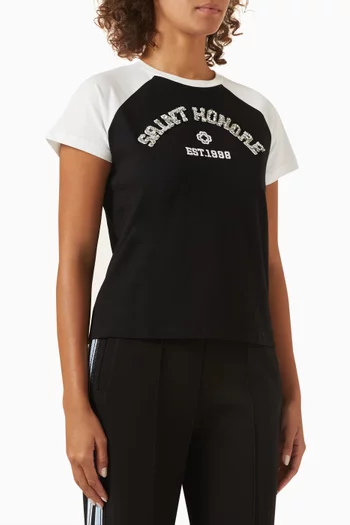 Saint-honoré Diamanté T-shirt in Cotton