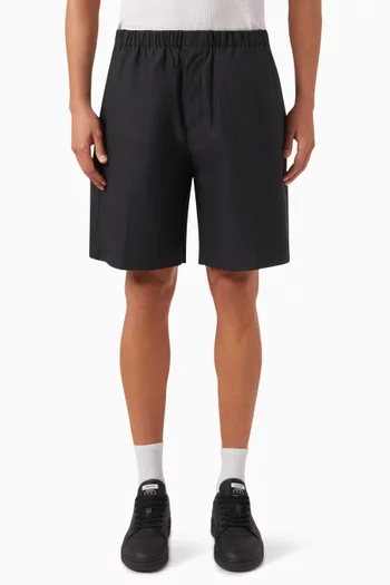 Bermuda Shorts in Cotton Canvas
