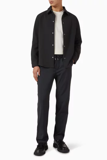 Button-up Shirt in Viscose-blend