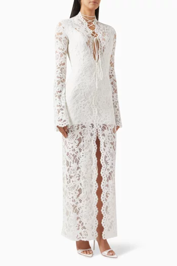 Sally Maxi Dress in Lace