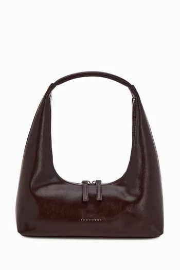 Hobo Shoulder Bag in Leather