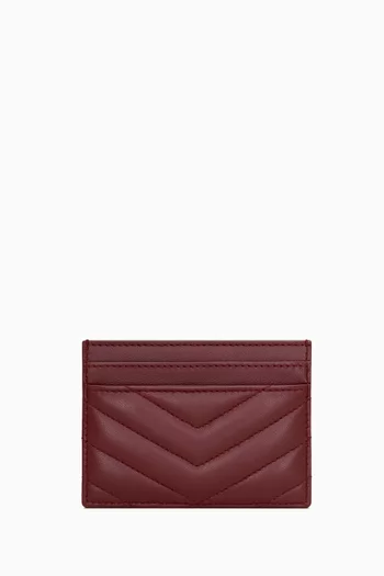 Cassandre Matelassé Card Case in Lambskin