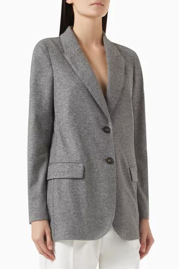 Deconstructed Blazer in Cashmere