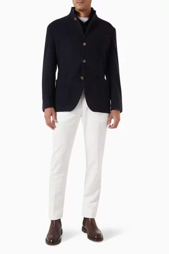 Single-breasted Blazer in Cashmere