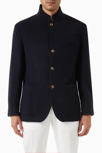 Single-breasted Blazer in Cashmere
