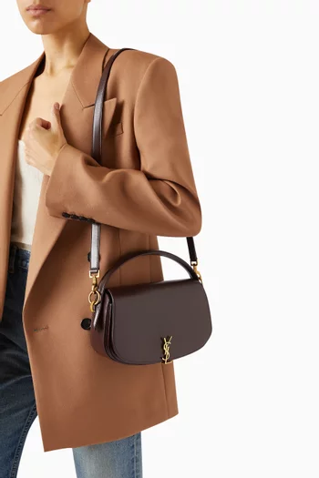 Voltaire in Box Shoulder Bag in Leather