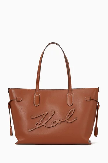 x Amber Valletta Tote Bag in MIRUM® Faux Leather