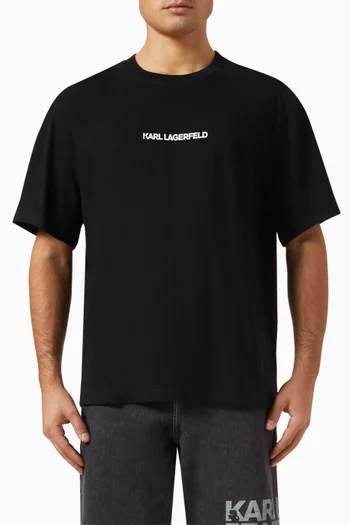 K/ Ikonik Karl Outline T-shirt in Cotton-jersey