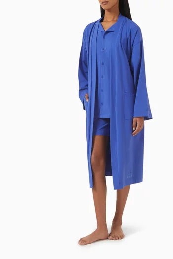 Midi Dressing Gown in Organic Cotton Jersey