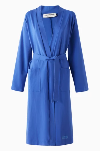 Midi Dressing Gown in Organic Cotton Jersey