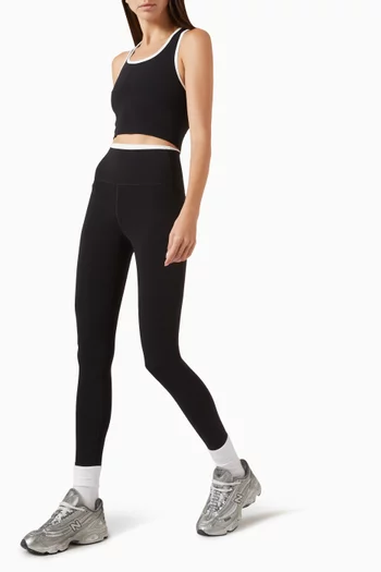 لغينغز دوال خفيف بخصر مرتفع وطول 7/8