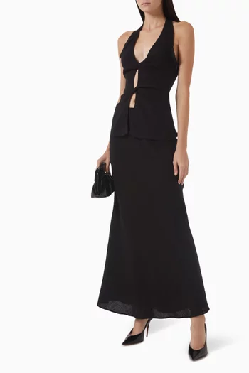 Everly Maxi Skirt in Cotton