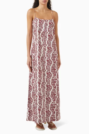 Faithfull kaia maxi dress top