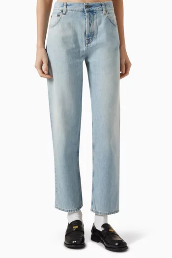 Mid-rise Straight-fit Jeans