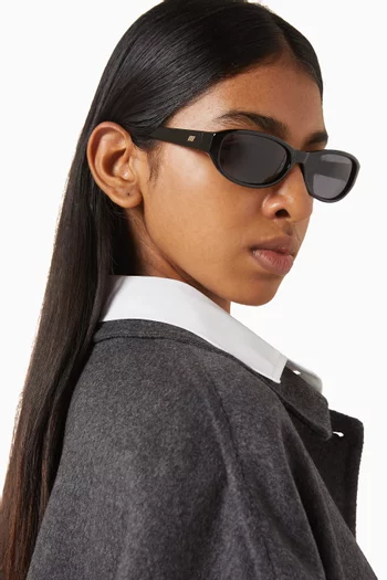 نظارة شمسية دونت تشا بإطار بيضاوي بوليمر