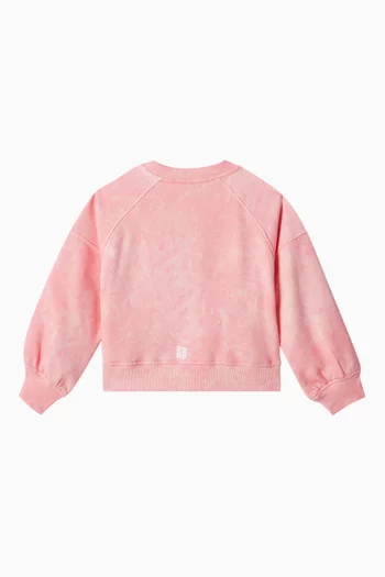 Logo-print Sweatshirt in Cotton-fleece