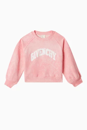 Logo-print Sweatshirt in Cotton-fleece