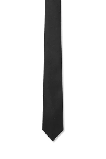 ربطة عنق بطرف مدبب حرير ستان