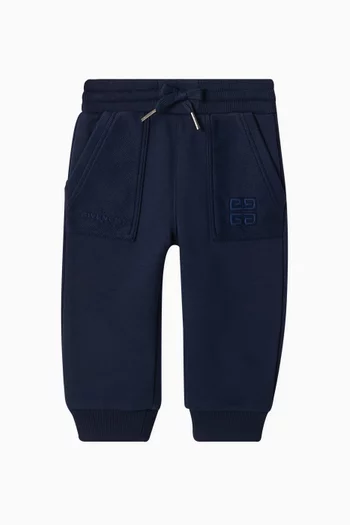 Embroidered Sweatpants in Fleece