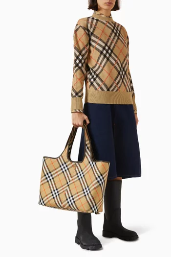 Medium Tote Bag in Cotton Twill