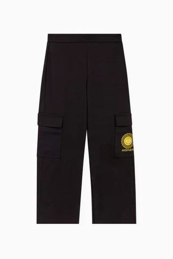 Cargo Sweatpants in Cotton Jersey